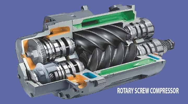 Compressor type rotary screw compressor