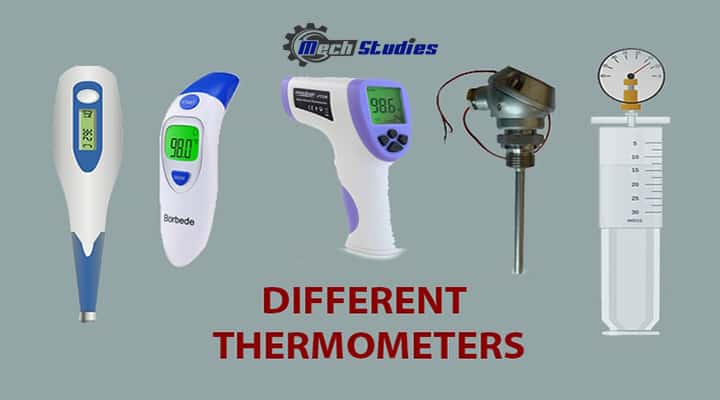 different types thermometers