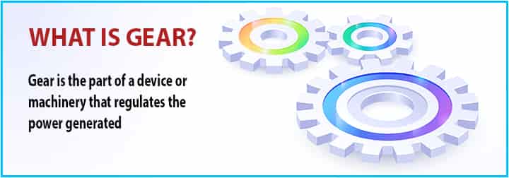 gears definition types terminology materials applications