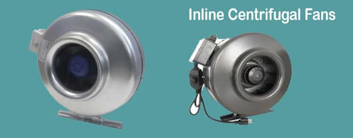 Inline centrifugal fan blower