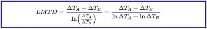 LMTD equation