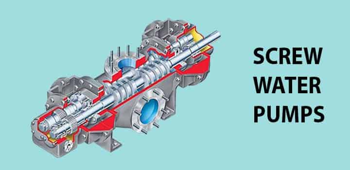 screw water pumps definition parts working types twin