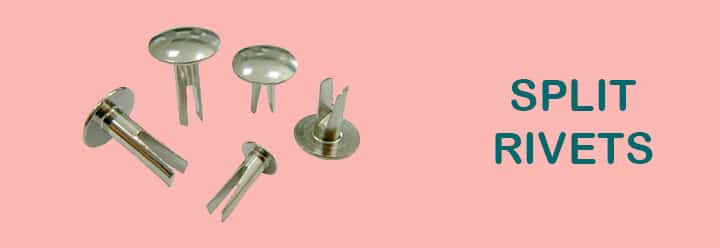 types of rivets split