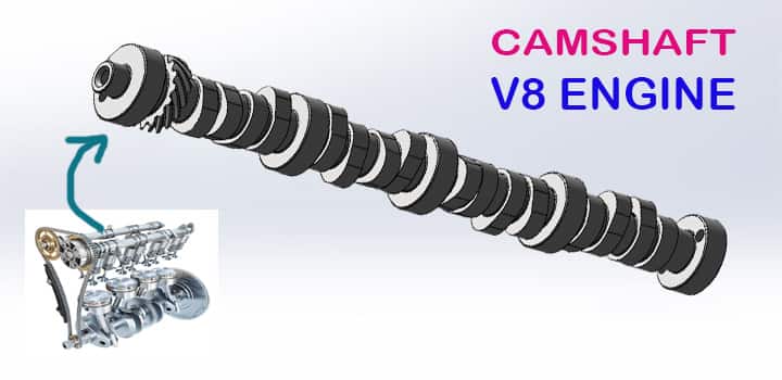 v8 engine cars parts camshaft