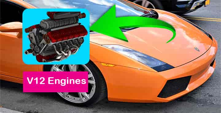 what V12 twelve engines in Lamborghini cars parts applications basics