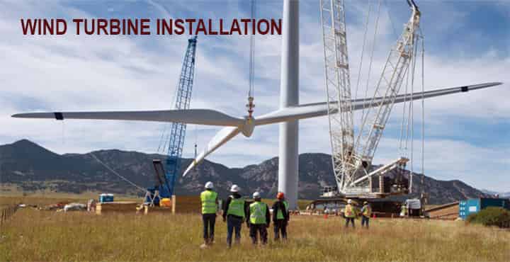 wind turbine installation