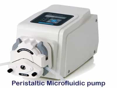peristaltic microfluidic pump definition parts types working uses