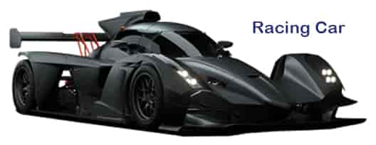 racing cars types body style