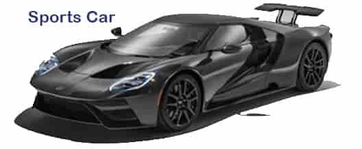 sports cars types of cars body style