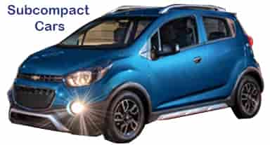 subcompact cars types body style