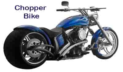 different types of bikes chopper