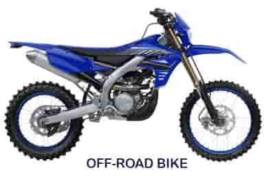 different types of bikes off road bike
