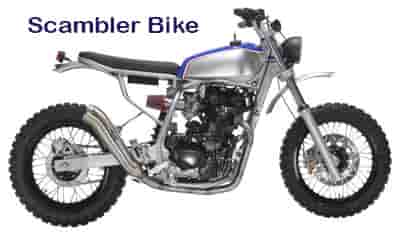 different types of bikes scambler