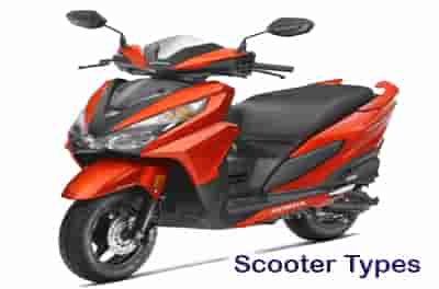 different types of bikes scooter