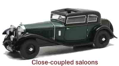 Sedan car models definition types close coupled saloons