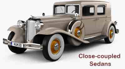 Sedan car models definition types close coupled sedans