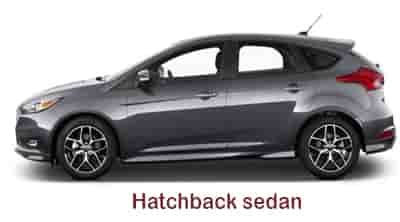 Sedan car models definition types hatchback sedan