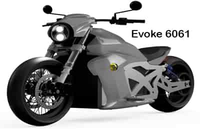 Electric motorcycle Evoke 6061