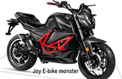 Electric motorbike joy e bike monster