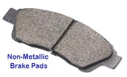 non metallic brake pads types