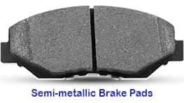 semi metallic brake pads types