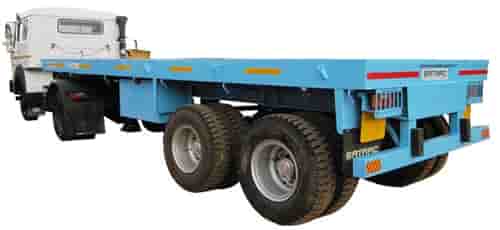 flat bed trailer truck types