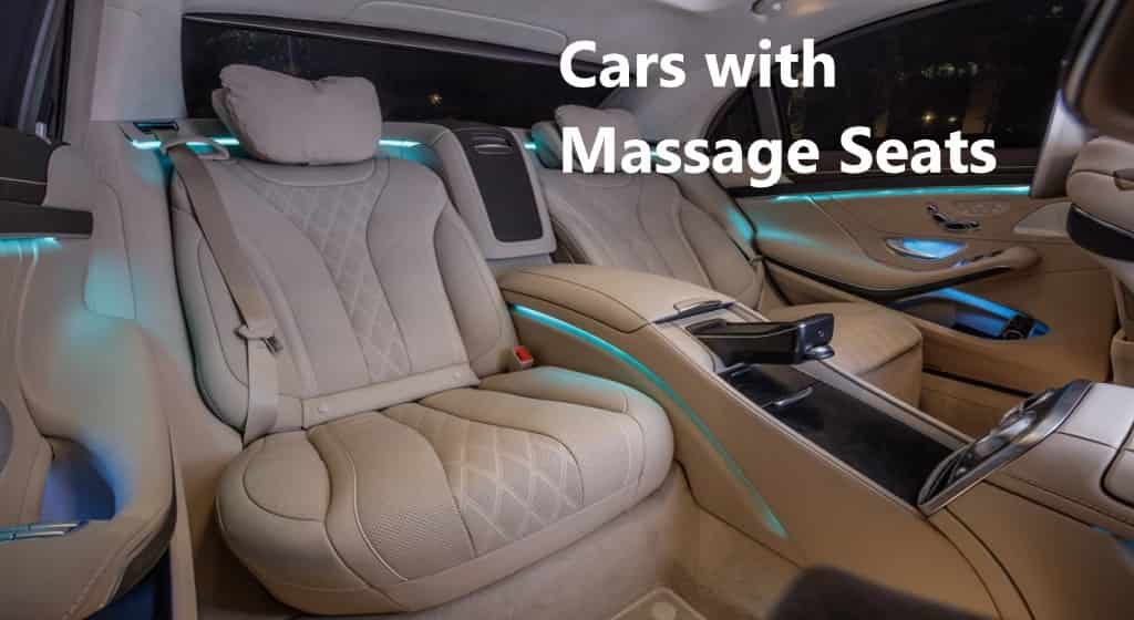 cars with massage seats buy list top car massage seat